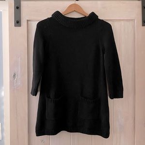 Anthropologie Long Black Sweater with pockets
